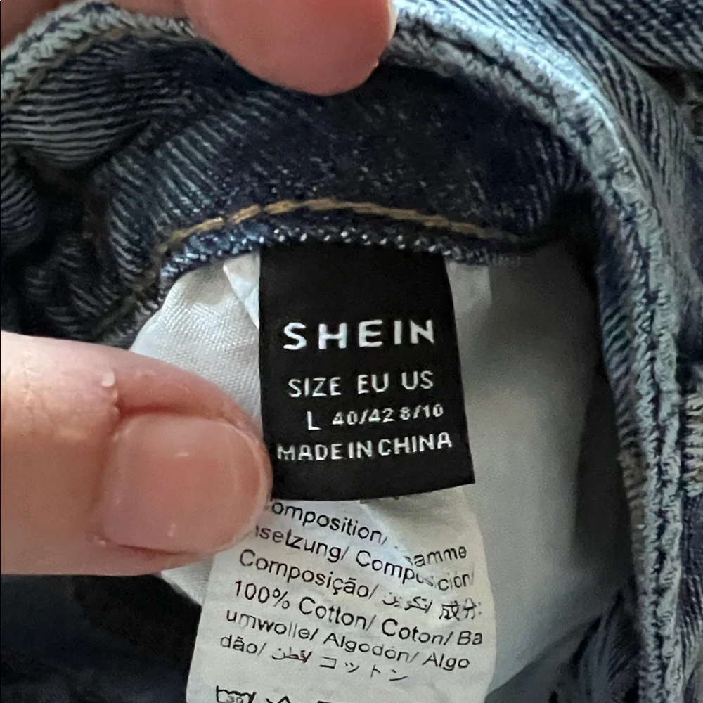 SHEIN Blue Ankle‎ Jeans for Women